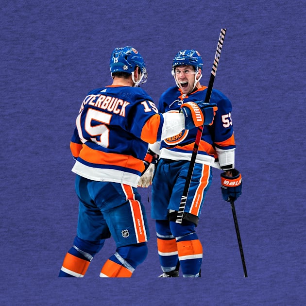 Casey Cizikas and Cal Clutterbuck Islanders by EverydayIsles